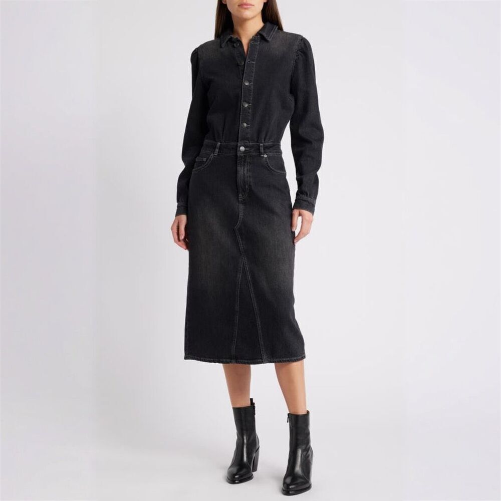 RAILS Beverly Long Sleeve Denim Shirt Dress - Picture 2 of 12